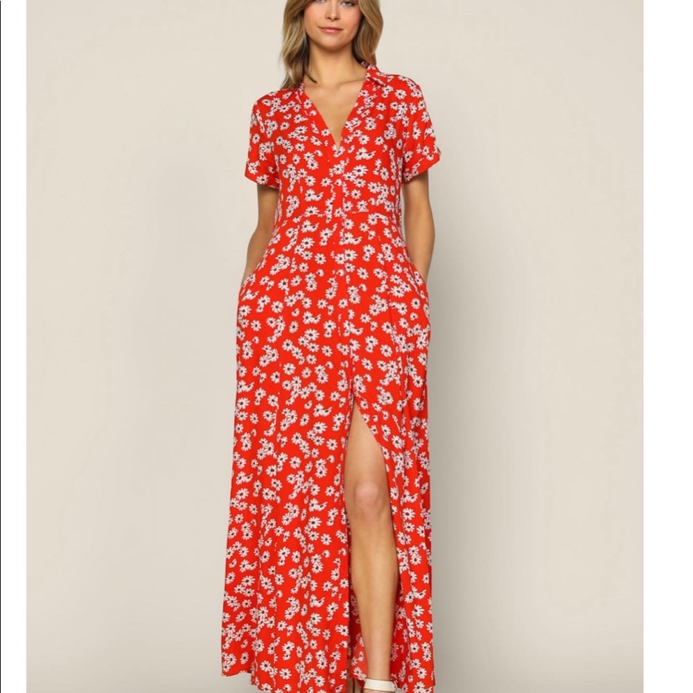 Skies are Blue Daisy Maxi dress